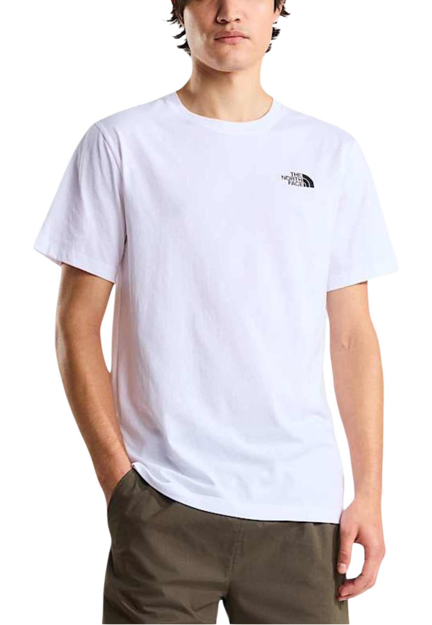 The North Face T-Shirt Uomo The North Face NF0A8B6K white  white