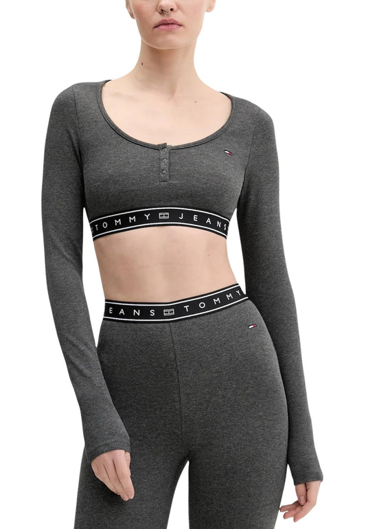 Tommy Hilfiger Jeans T-Shirt Donna Tommy Hilfiger Jeans DW0DW22538 grey  grey