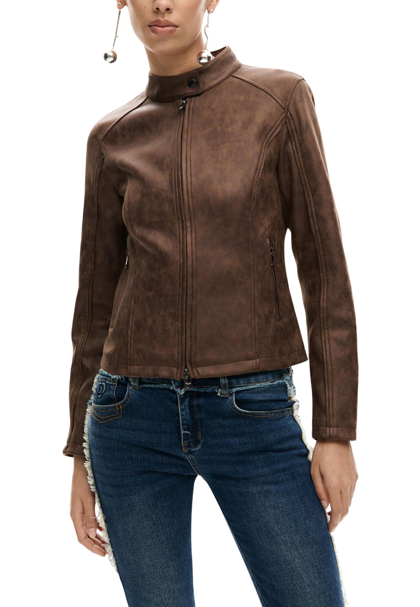 Desigual Giacca Donna Desigual 26SWEW10 brown  brown
