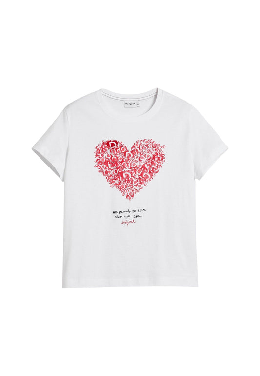Desigual T-Shirt Donna Desigual 26SWTK06 white  white