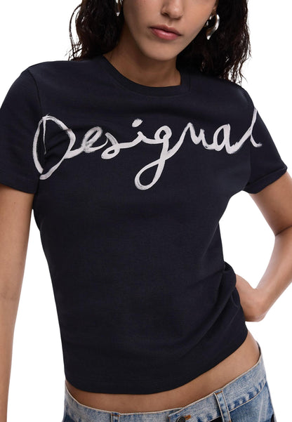 Desigual T-Shirt Donna Desigual 26SWTK07 black  black