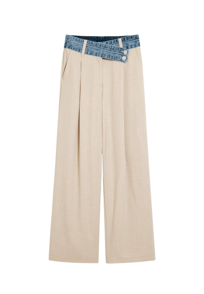 Desigual Pantaloni Donna Desigual 26SWPW28 beige  beige