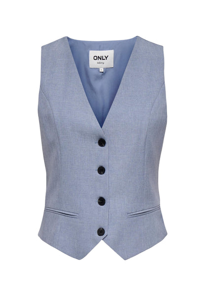 Only Gilet Donna Only 15336753 light blue  light blue