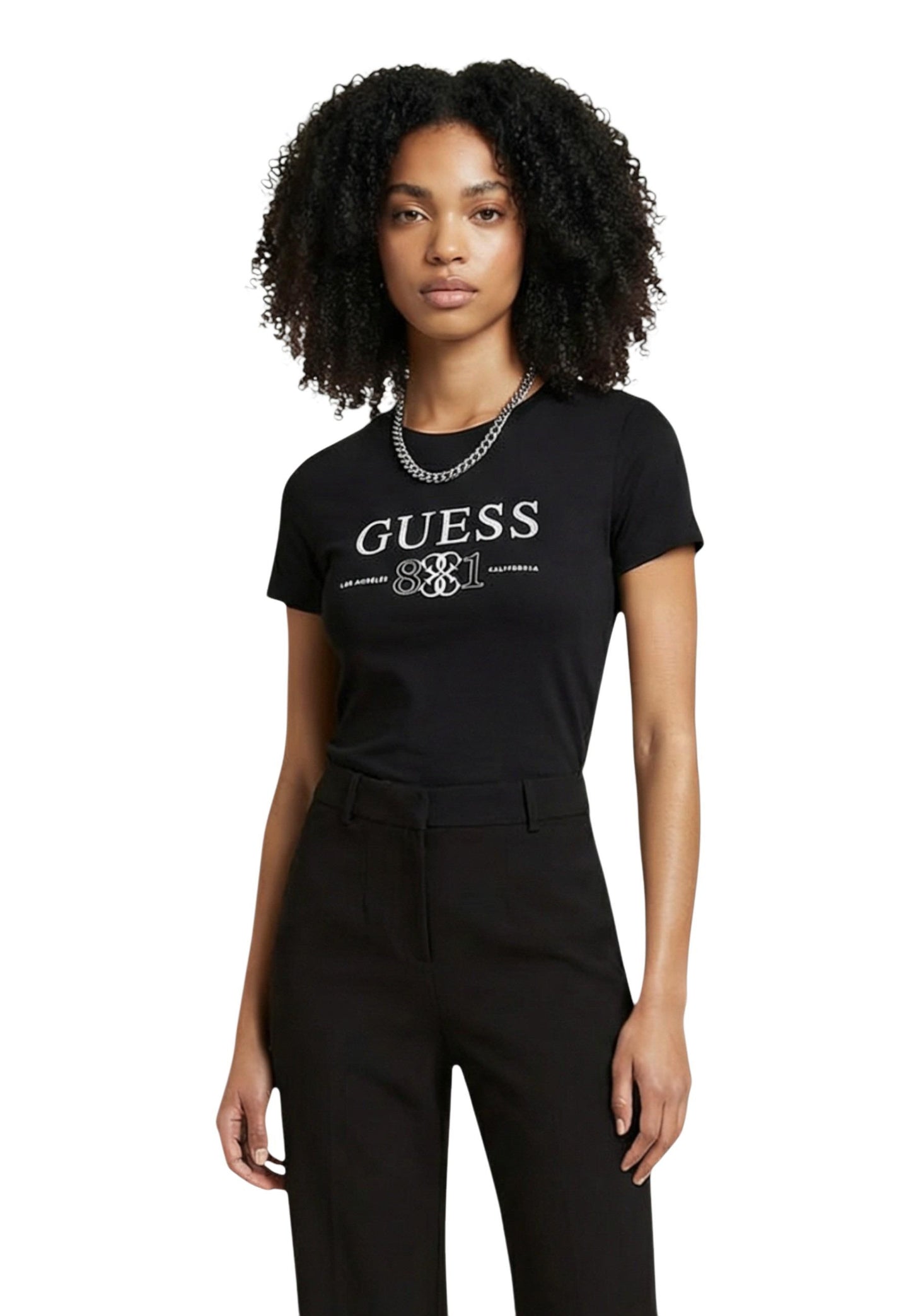 Guess T-Shirt Donna Guess V6RI13 KD772 black  black