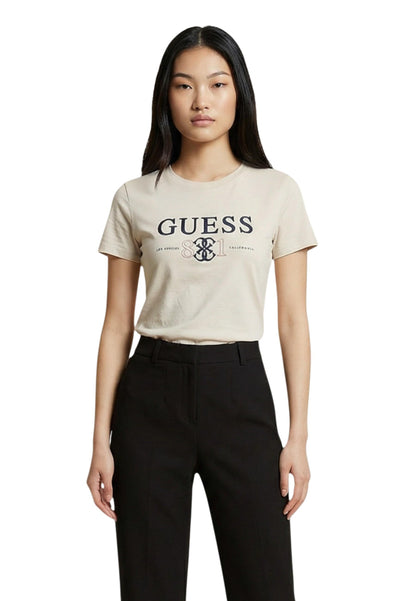 Guess T-Shirt Donna Guess V6RI13 KD772 beige  beige