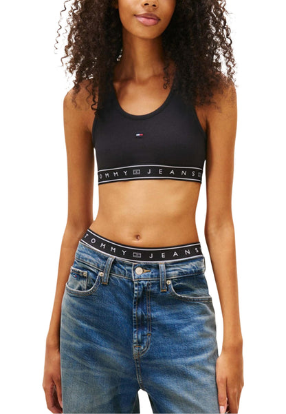Tommy Hilfiger Jeans Top Donna Tommy Hilfiger Jeans DW0DW22537 black  black