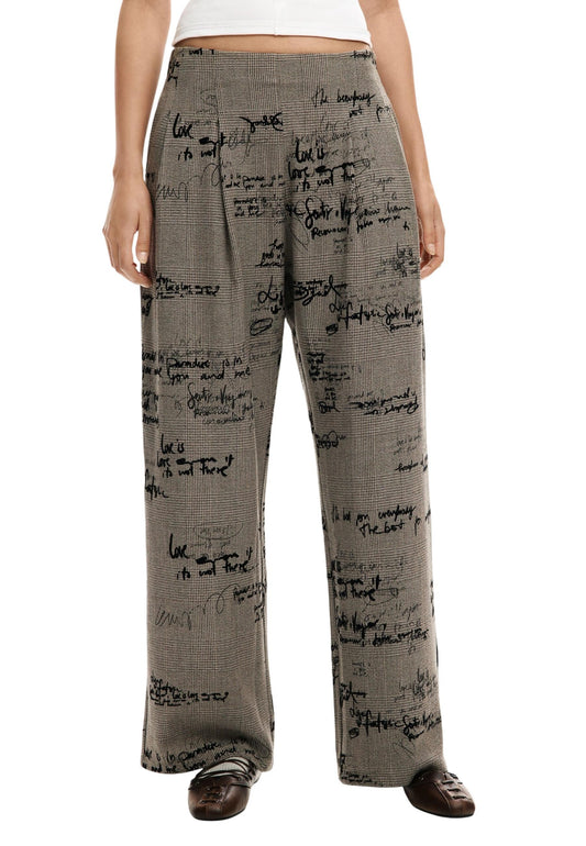 Desigual Pantaloni Donna Desigual 26SWPW39 grey  grey