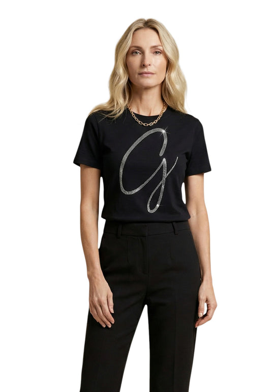 Guess T-Shirt Donna Guess W6GI39 K3478 black  black