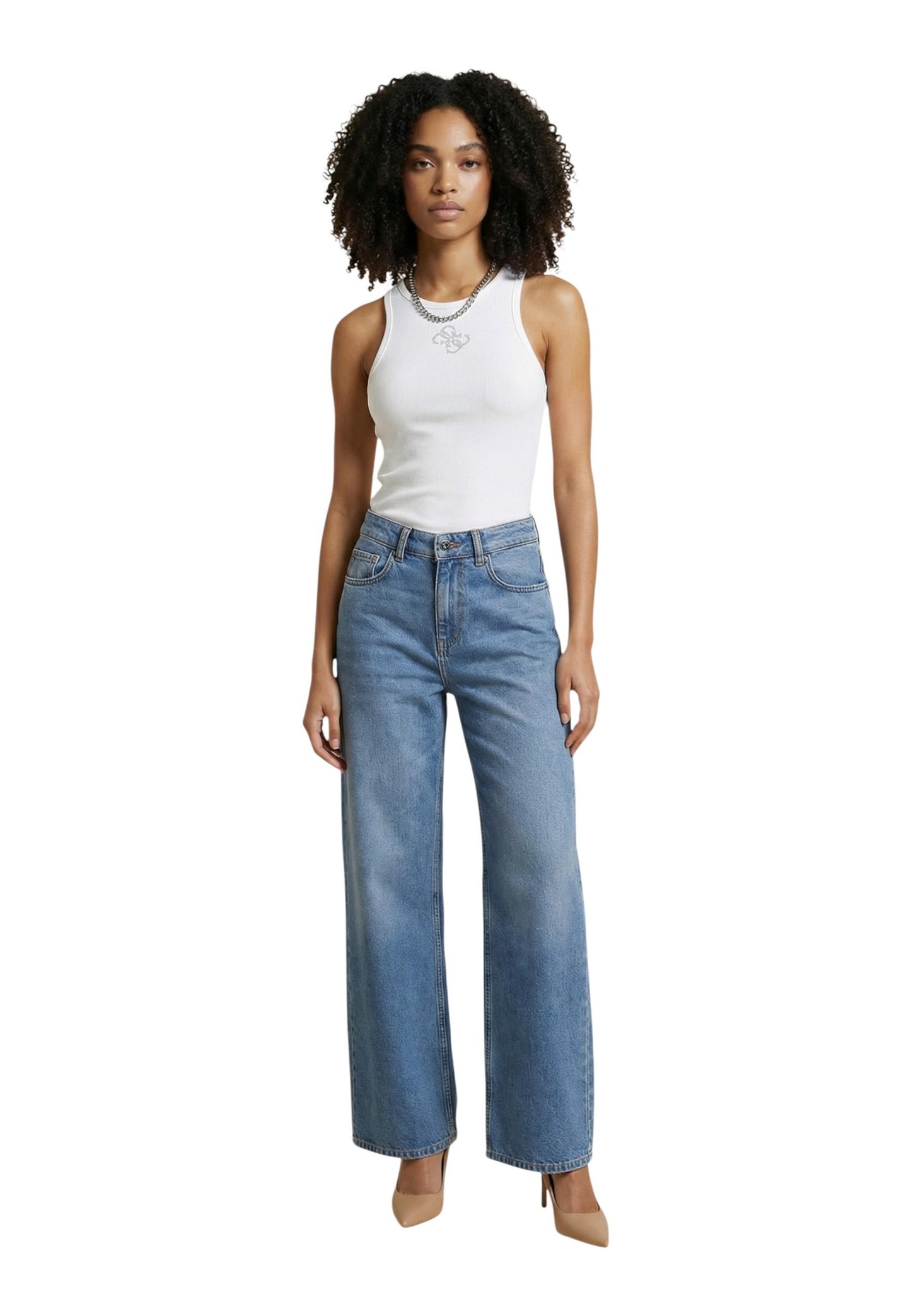 Guess Canotta Donna Guess W6RP39 KD092 white  white