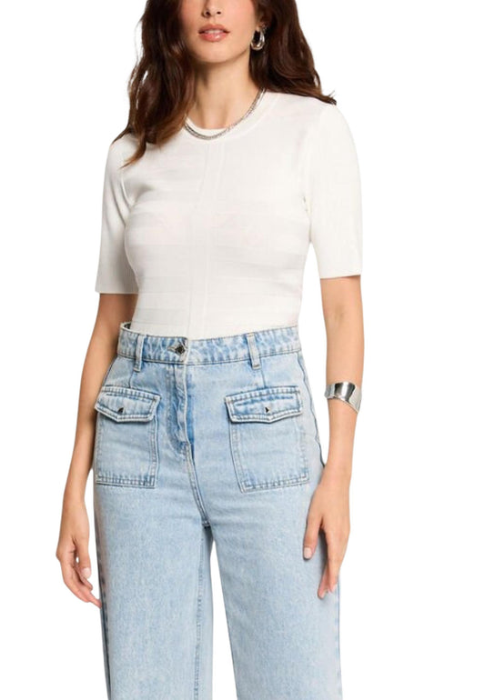 Morgan De Toi T-Shirt Donna Morgan De Toi 242-MENTHE white  white