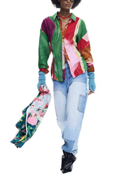 Desigual Camicia Donna Desigual 26SWCWX4 green  green