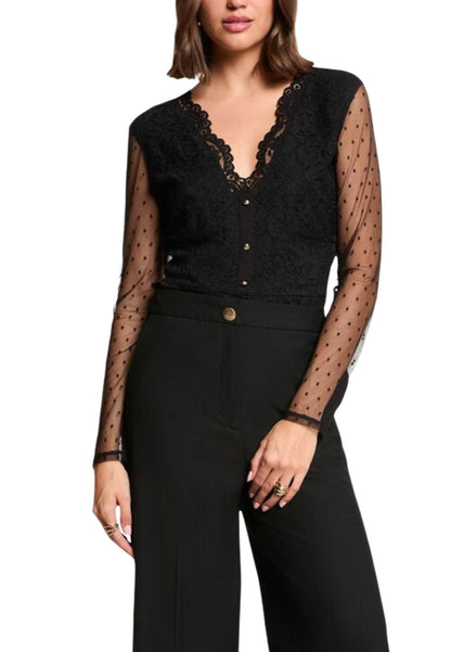 Morgan De Toi Blouse Donna Morgan De Toi 261-TPLAZA black  black