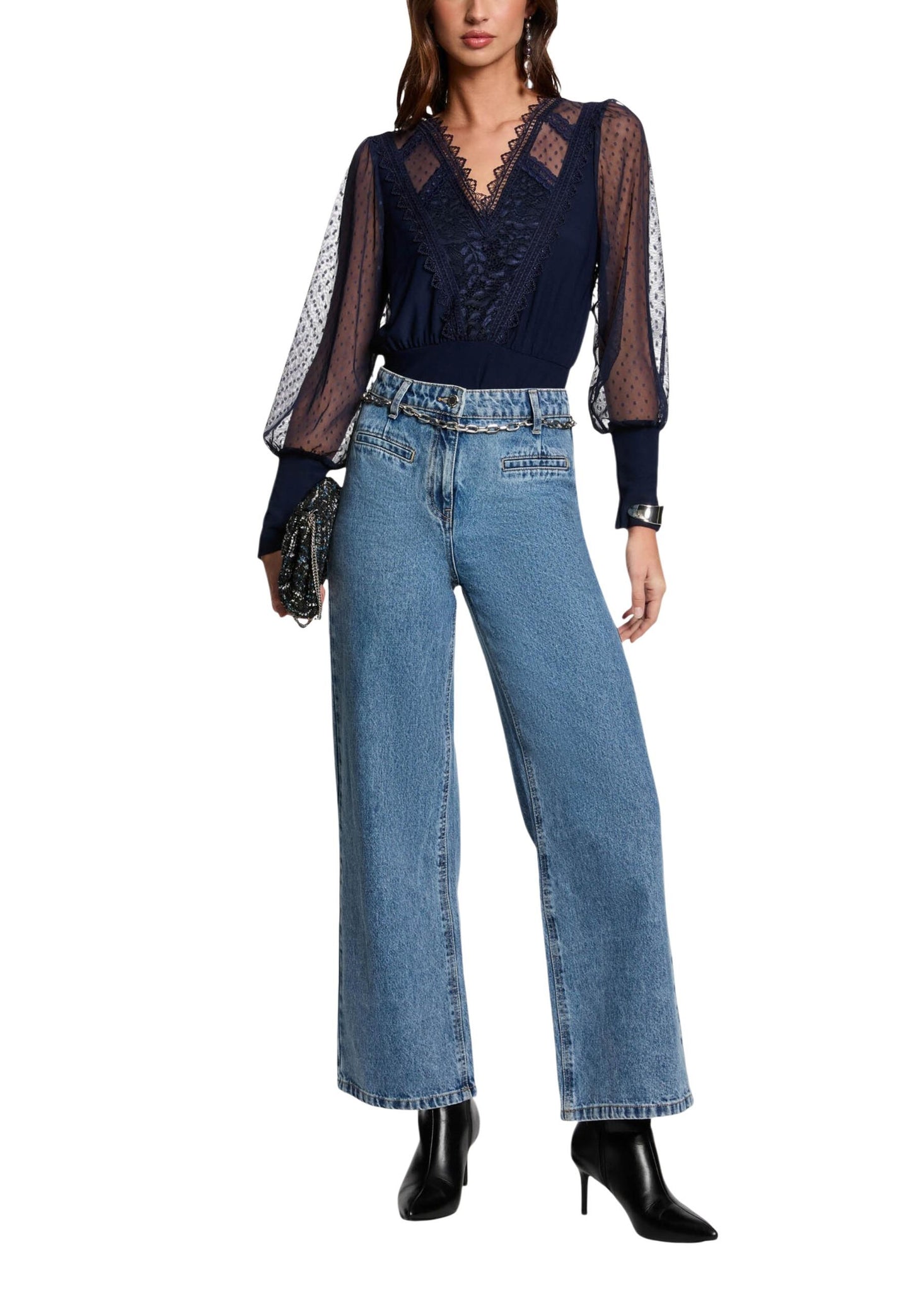 Morgan De Toi Blouse Donna Morgan De Toi 251-TAGADO blue  blue