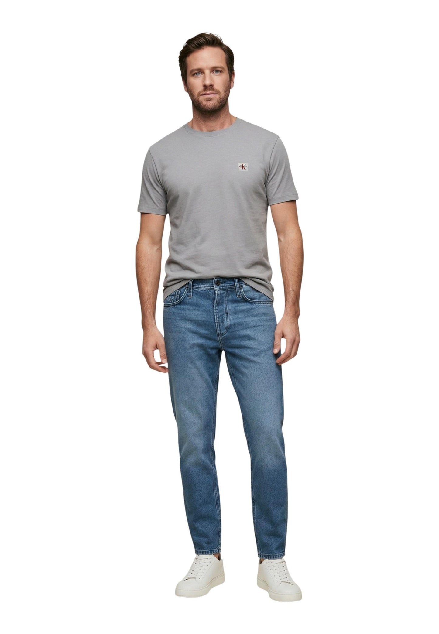 Calvin Klein Jeans T-Shirt Uomo Calvin Klein Jeans LV04RC272G grey  grey