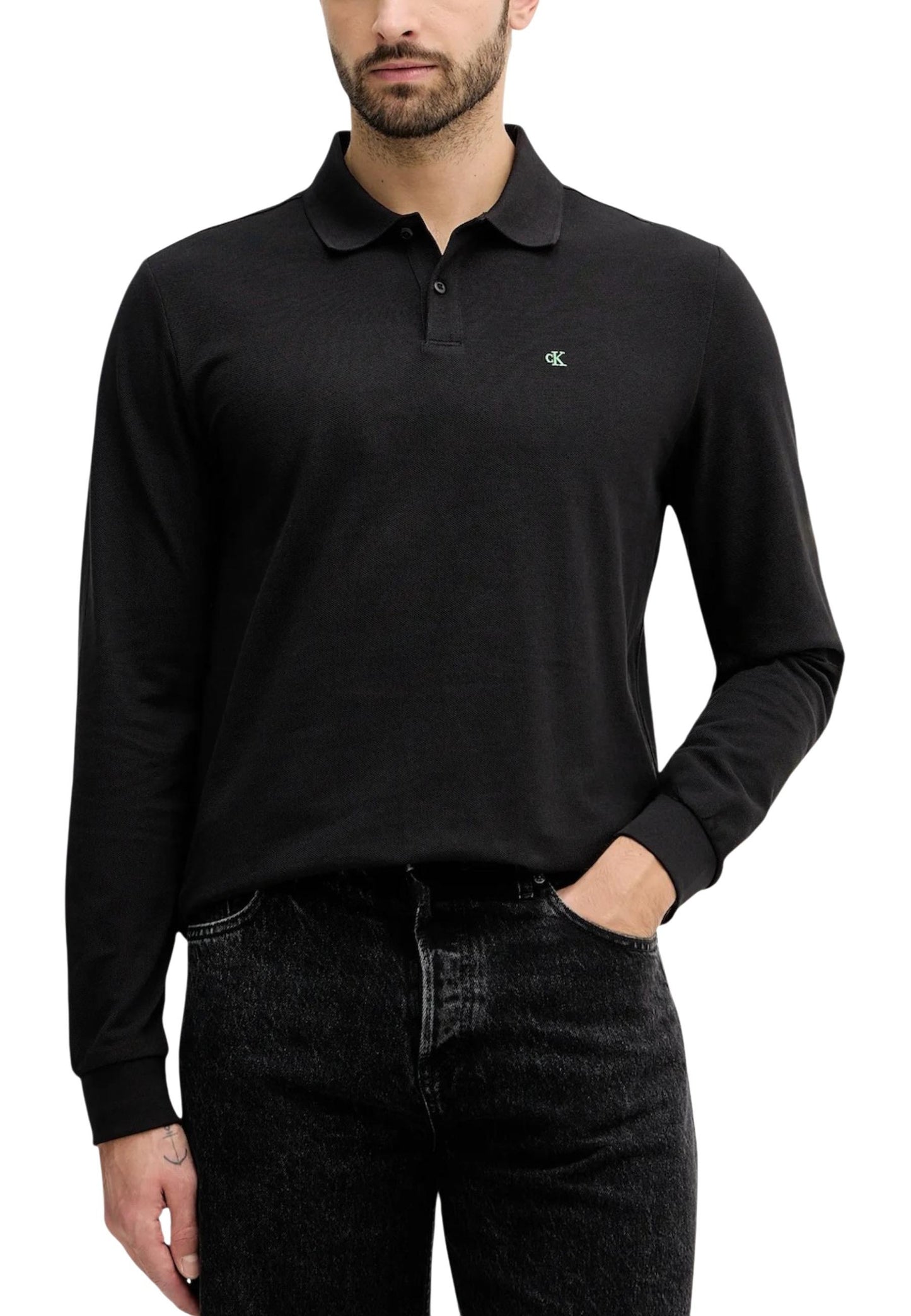 Calvin Klein Jeans Polo Uomo Calvin Klein Jeans LV04RE201G black  black