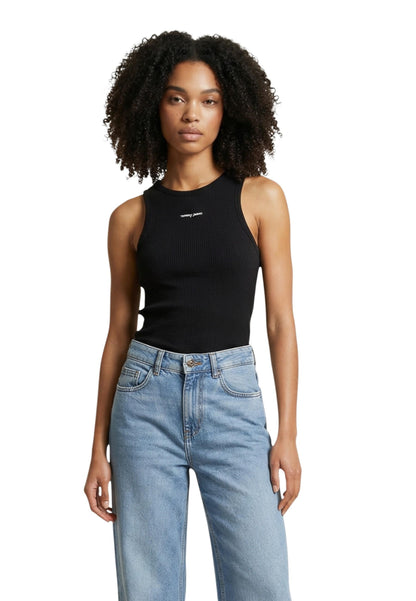 Tommy Hilfiger Jeans Top Donna Tommy Hilfiger Jeans DW0DW22282 black  black