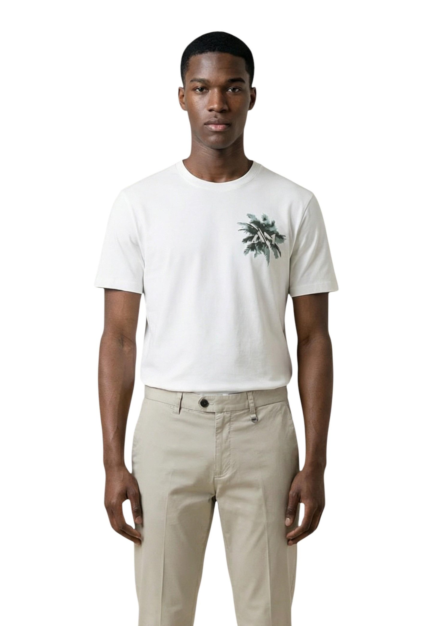Antony Morato T-Shirt Uomo Antony Morato MMKS02632-FA100144 white  white