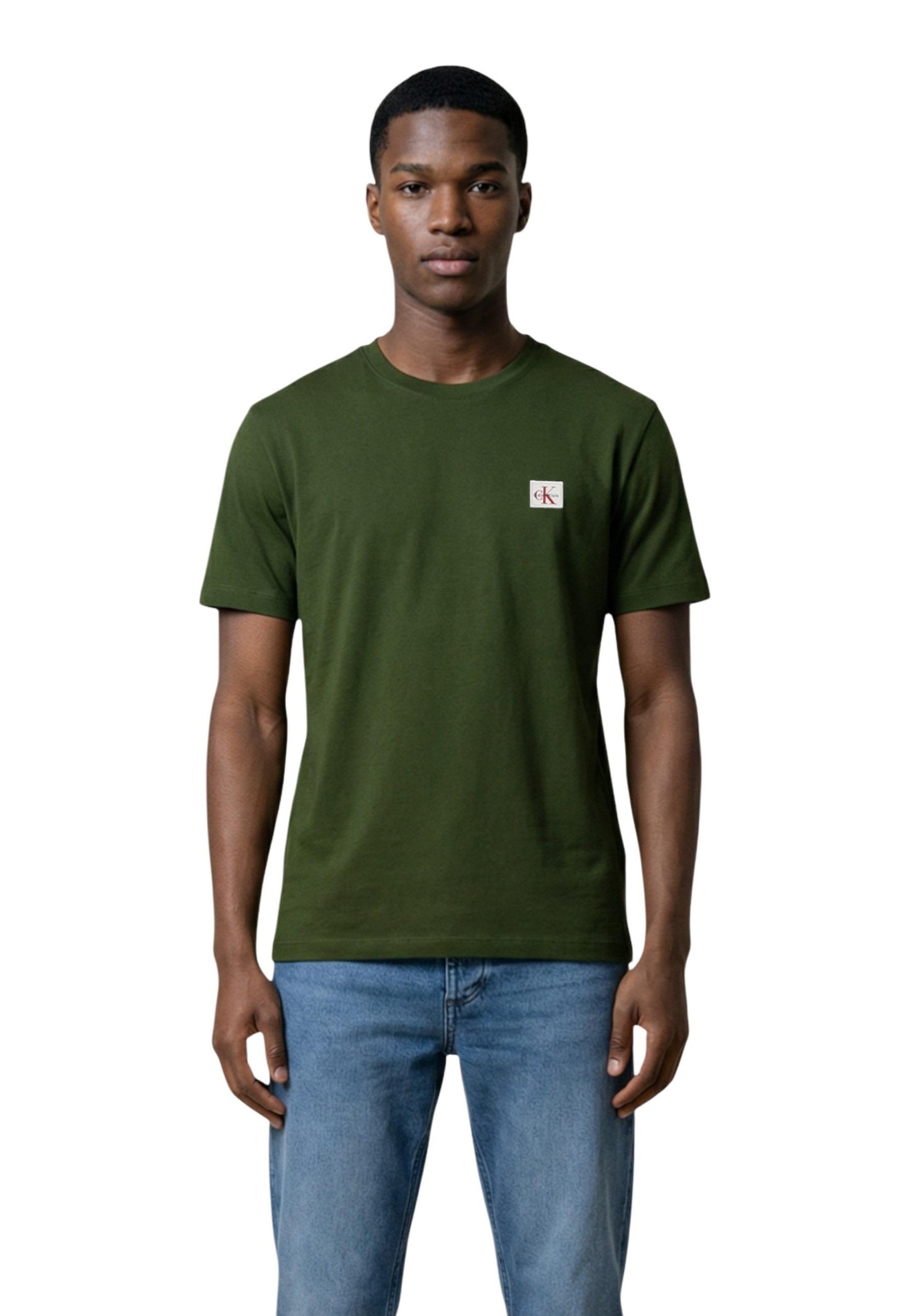 Calvin Klein Jeans T-Shirt Uomo Calvin Klein Jeans LV04RC272G green  green