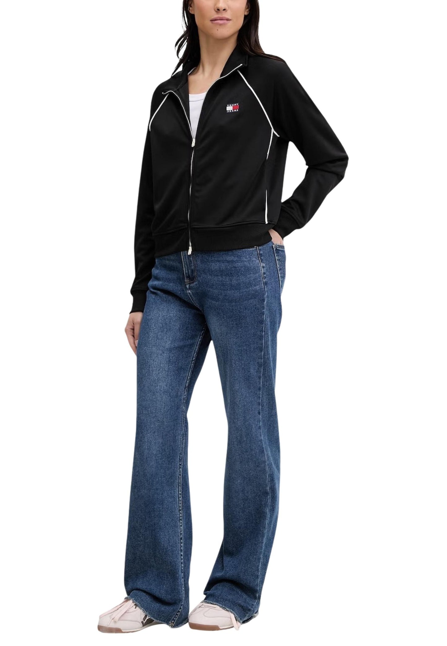 Tommy Hilfiger Jeans Felpa Donna Tommy Hilfiger Jeans DW0DW21930 black  black