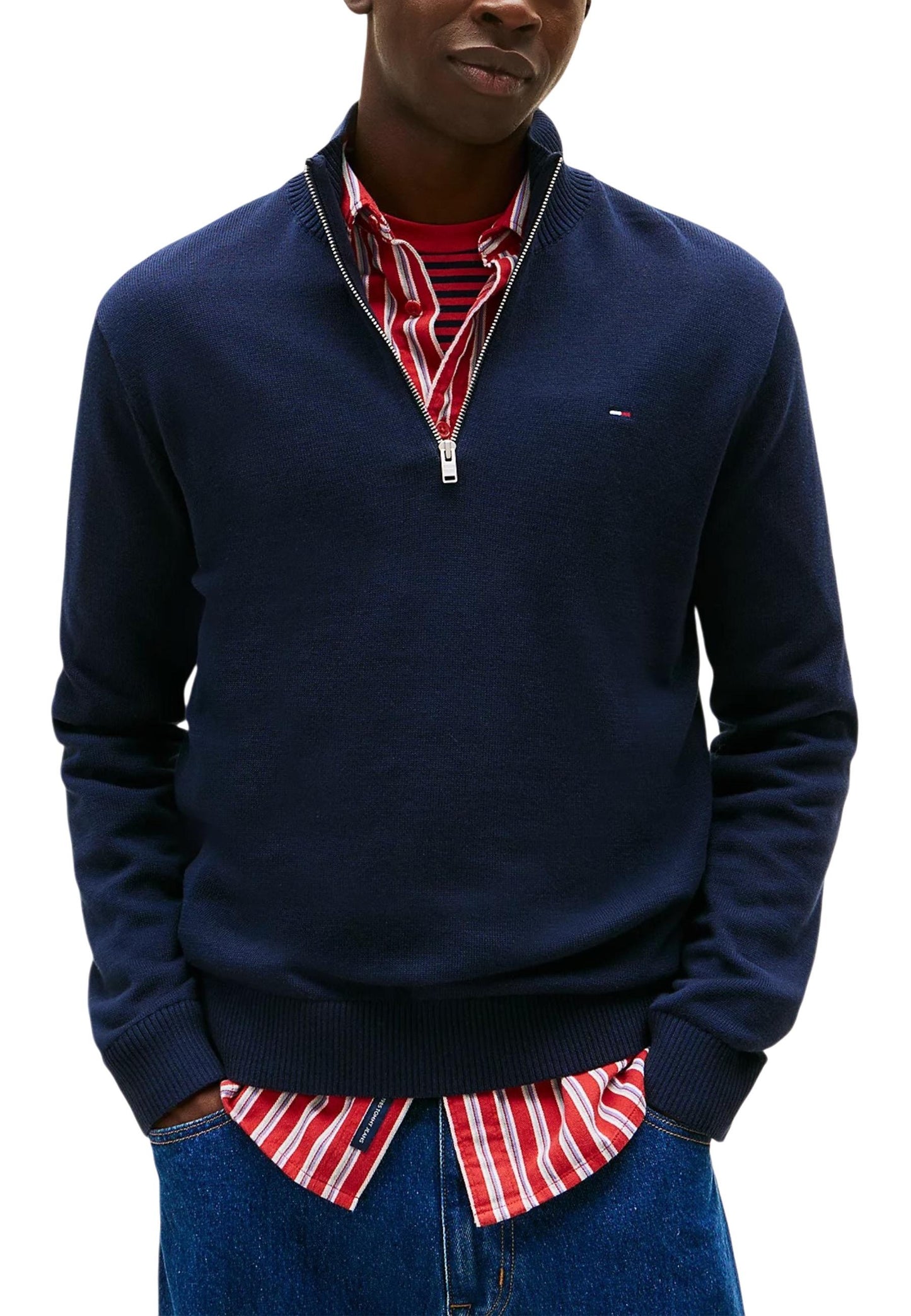 Tommy Hilfiger Jeans Felpa Uomo Tommy Hilfiger Jeans DM0DM21654 blue  blue