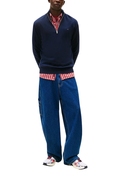 Tommy Hilfiger Jeans Felpa Uomo Tommy Hilfiger Jeans DM0DM21654 blue  blue