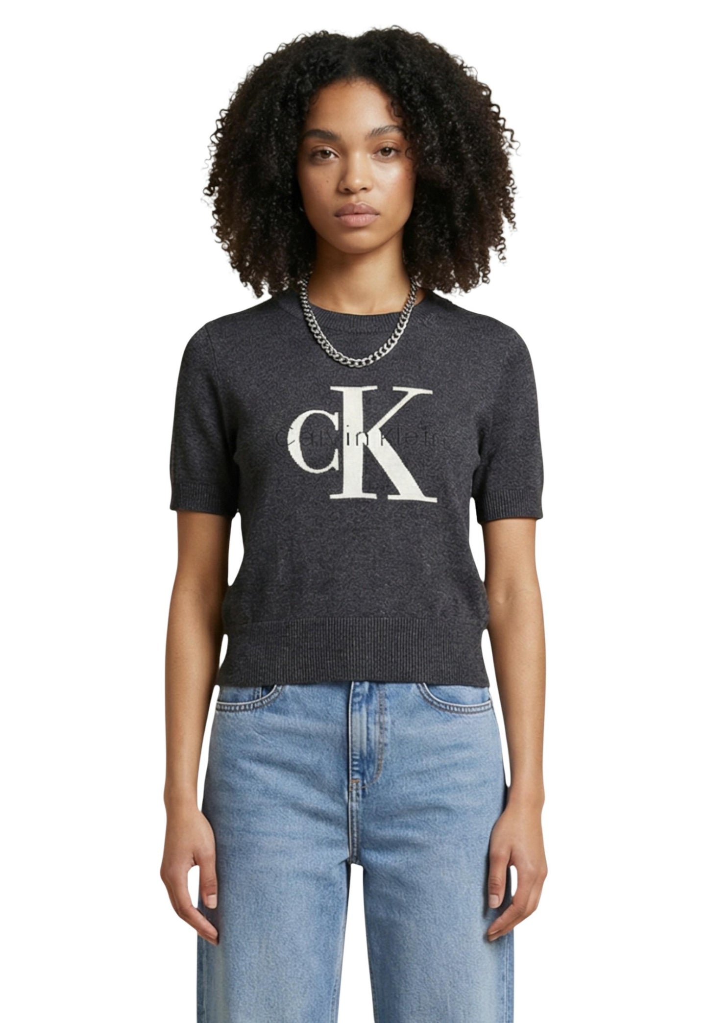 Calvin Klein Jeans Maglia Donna Calvin Klein Jeans LV044E306G grey  grey
