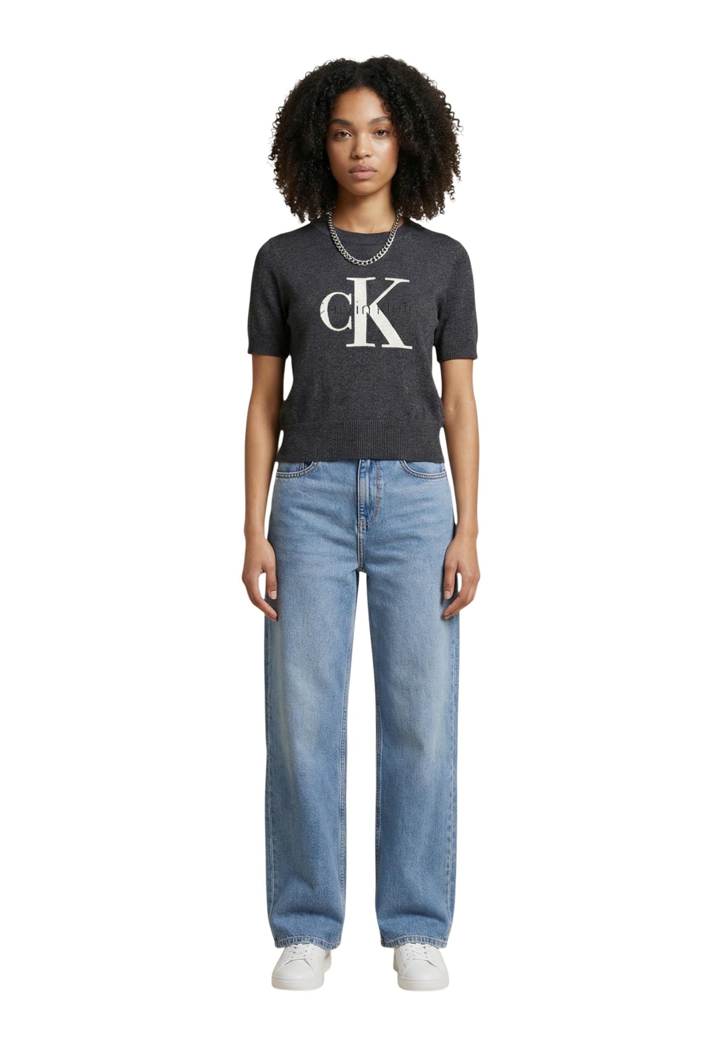Calvin Klein Jeans Maglia Donna Calvin Klein Jeans LV044E306G grey  grey