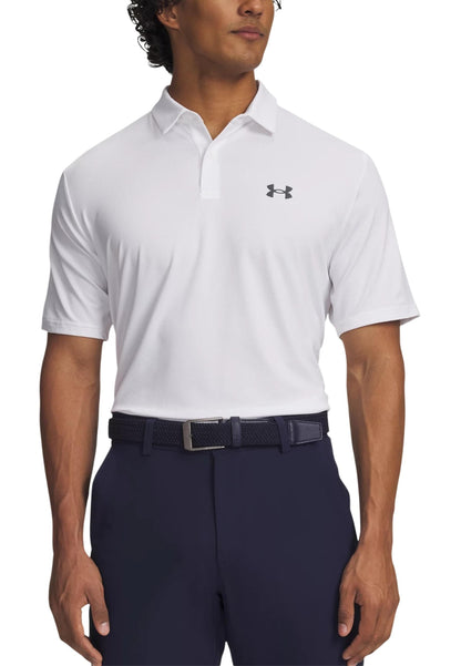Under Armour Polo Uomo Under Armour 6009799 white  white