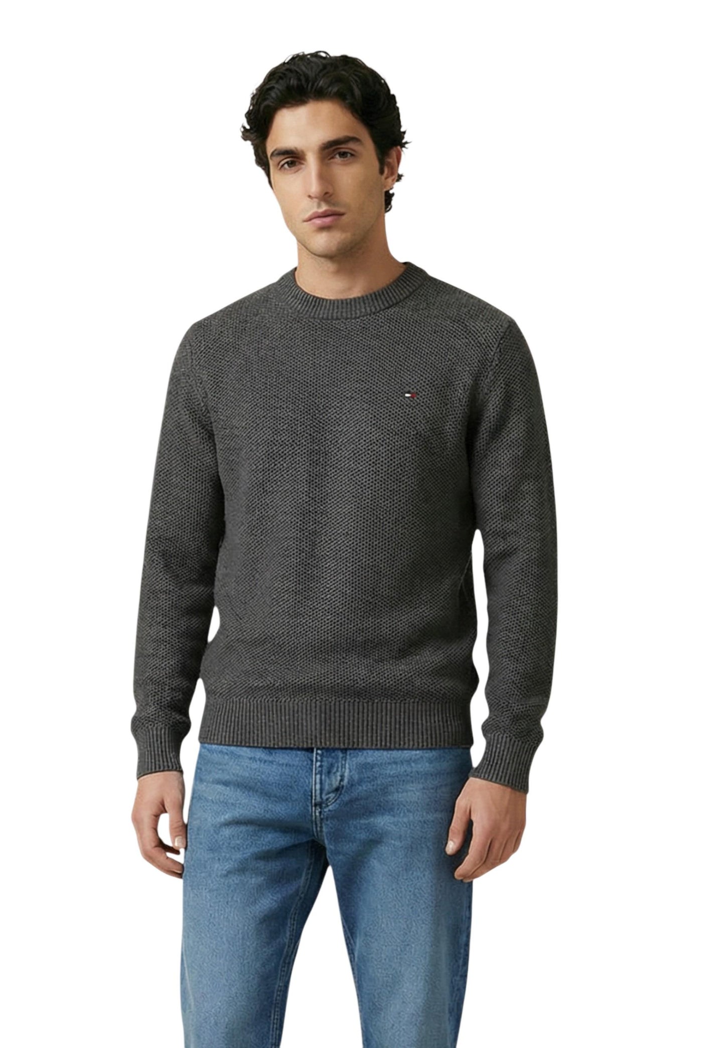 Tommy Hilfiger Jeans Maglia Uomo Tommy Hilfiger Jeans DM0DM21787 grey  grey