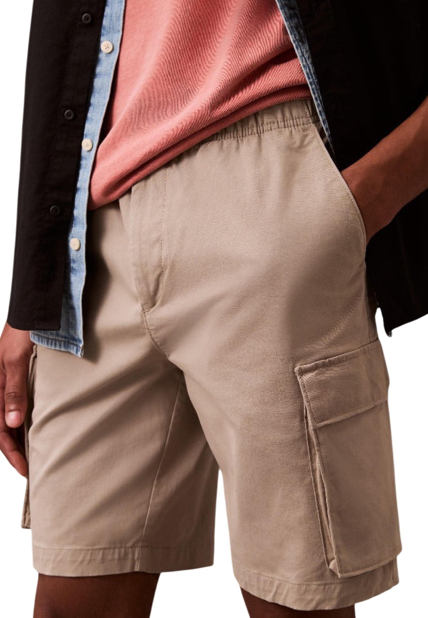 Calvin Klein Jeans Bermuda Uomo Calvin Klein Jeans LV04RB618G beige  beige
