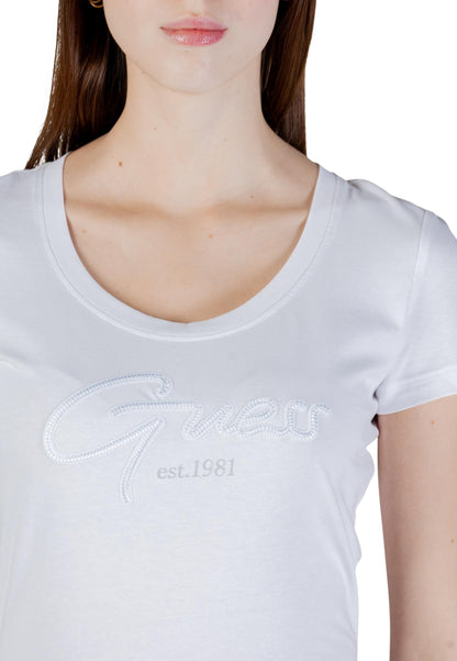 Guess T-Shirt Donna Guess W6GI14 K3033 white  white