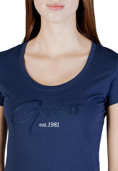 Guess T-Shirt Donna Guess W6GI14 K3033 blue  blue