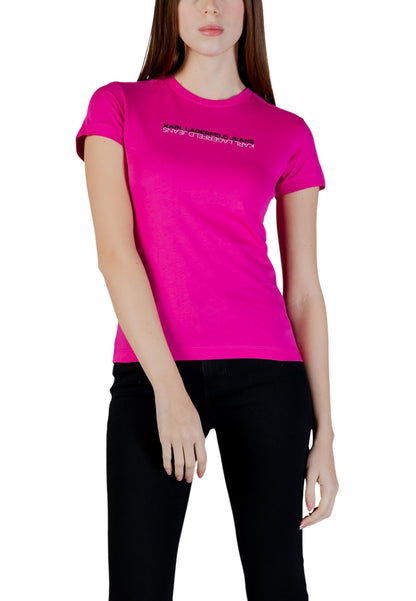 Karl Lagerfeld Jeans T-Shirt Donna Karl Lagerfeld Jeans B1W17053 fuchsia  fuchsia