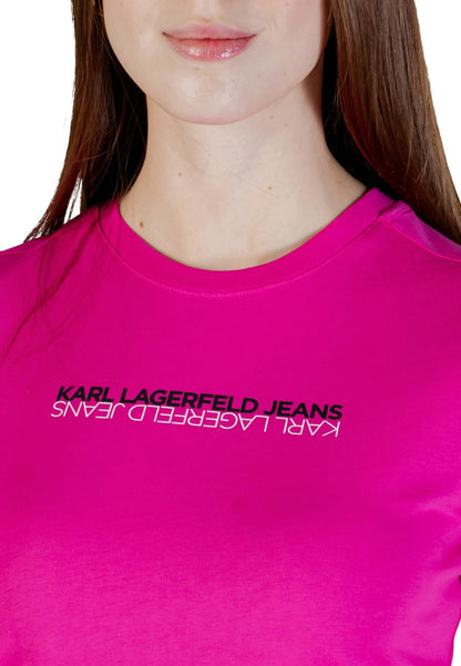 Karl Lagerfeld Jeans T-Shirt Donna Karl Lagerfeld Jeans B1W17053 fuchsia  fuchsia