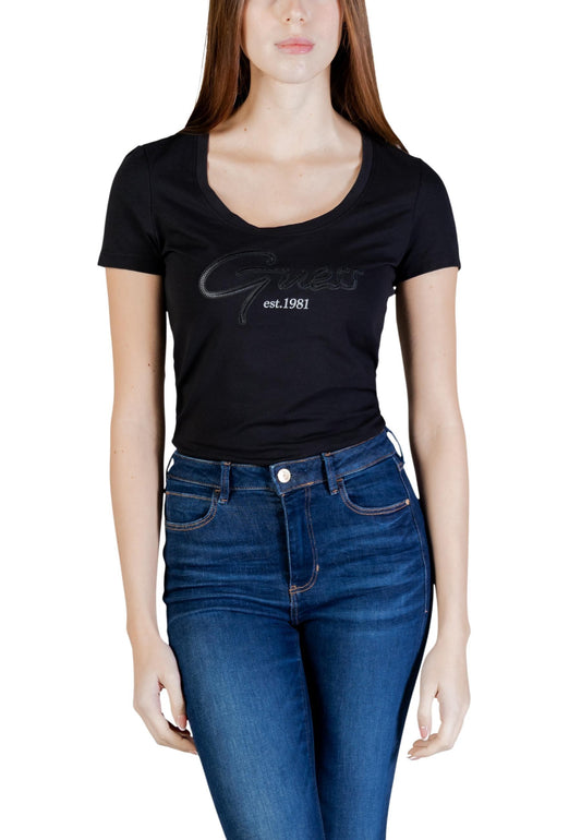 Guess T-Shirt Donna Guess W6GI14 K3033 black  black