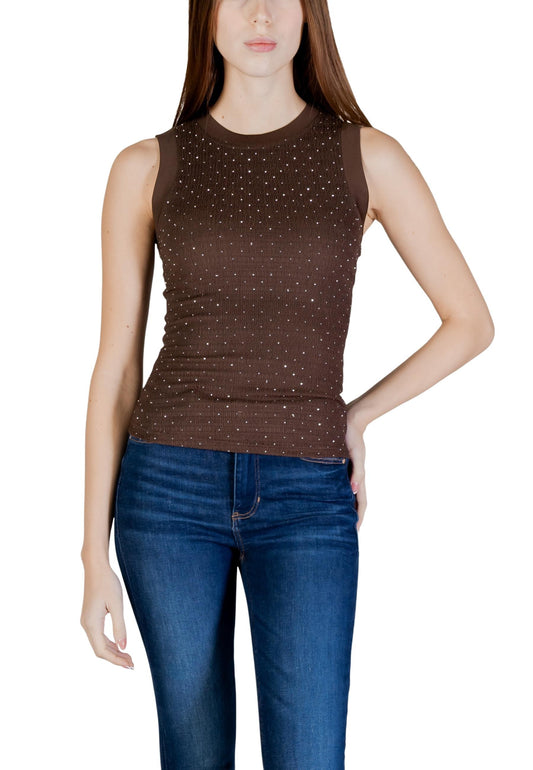 Guess Canotta Donna Guess W6GP14 K2940 brown  brown