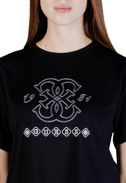 Guess Active T-Shirt Donna Guess Active V6GI10 K2977 black  black