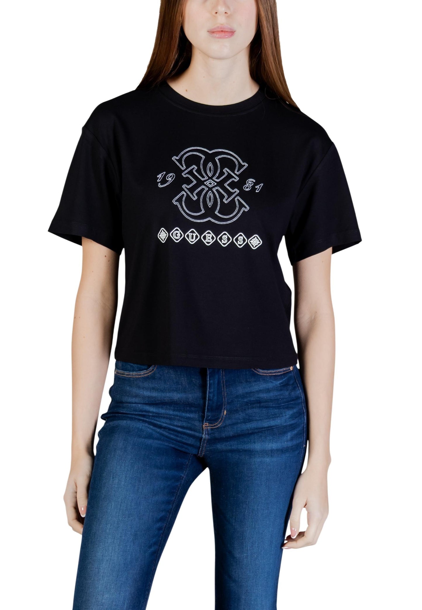 Guess Active T-Shirt Donna Guess Active V6GI10 K2977 black  black