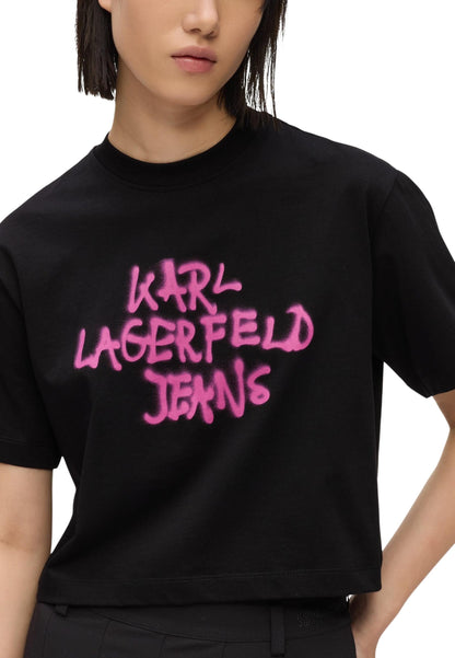 Karl Lagerfeld Jeans T-Shirt Donna Karl Lagerfeld Jeans B1W17054 black  black