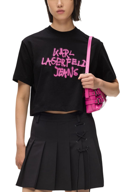 Karl Lagerfeld Jeans T-Shirt Donna Karl Lagerfeld Jeans B1W17054 black  black