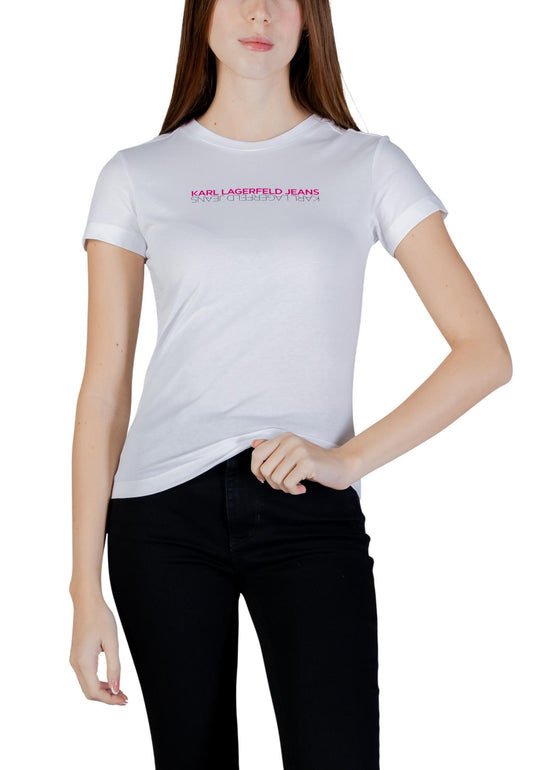 Karl Lagerfeld Jeans T-Shirt Donna Karl Lagerfeld Jeans B1W17053 white  white