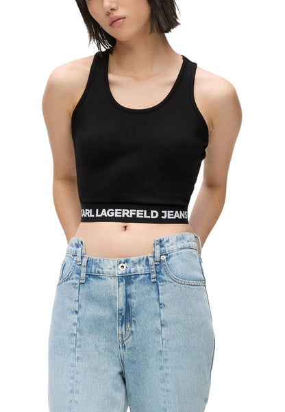 Karl Lagerfeld Jeans Top Donna Karl Lagerfeld Jeans B1W17048 black  black