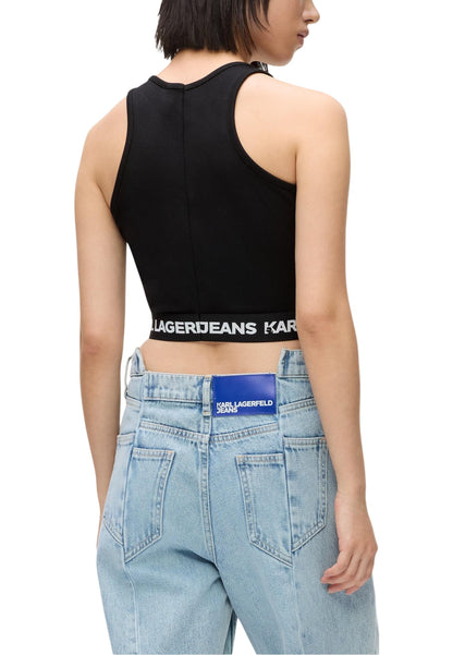 Karl Lagerfeld Jeans Top Donna Karl Lagerfeld Jeans B1W17048 black  black