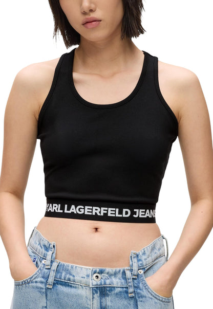 Karl Lagerfeld Jeans Top Donna Karl Lagerfeld Jeans B1W17048 black  black