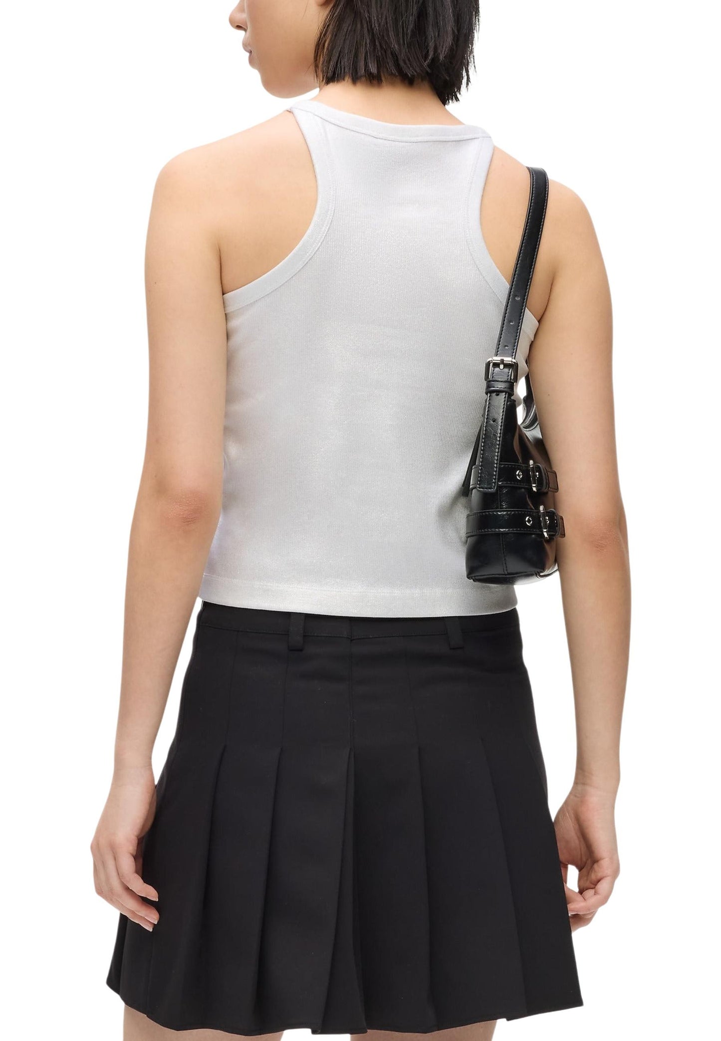Karl Lagerfeld Jeans Top Donna Karl Lagerfeld Jeans B1W17052 silver  silver