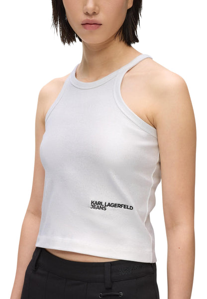 Karl Lagerfeld Jeans Top Donna Karl Lagerfeld Jeans B1W17052 silver  silver