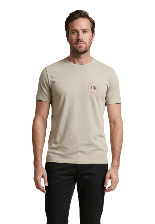 Calvin Klein Jeans T-Shirt Uomo Calvin Klein Jeans LV04RF801G beige  beige