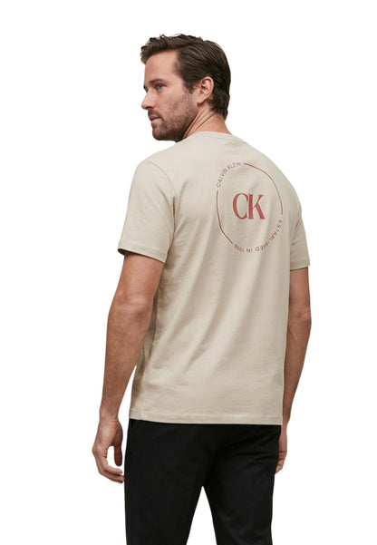 Calvin Klein Jeans T-Shirt Uomo Calvin Klein Jeans LV04RF801G beige  beige