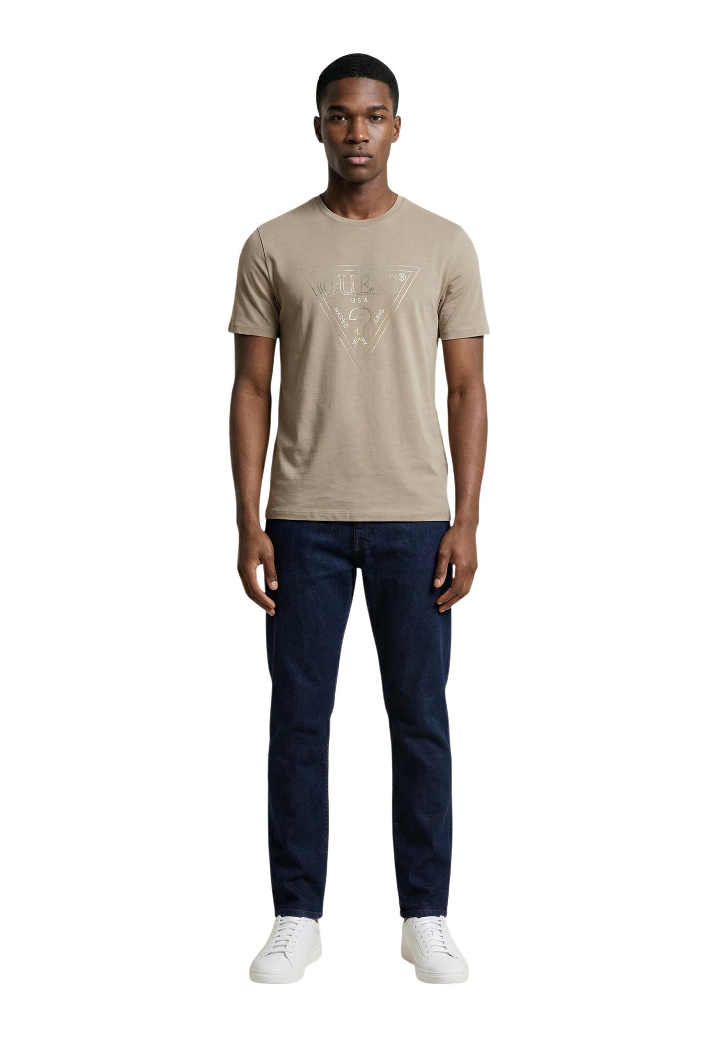 Guess T-Shirt Uomo Guess M6GI11 K2992 beige  beige