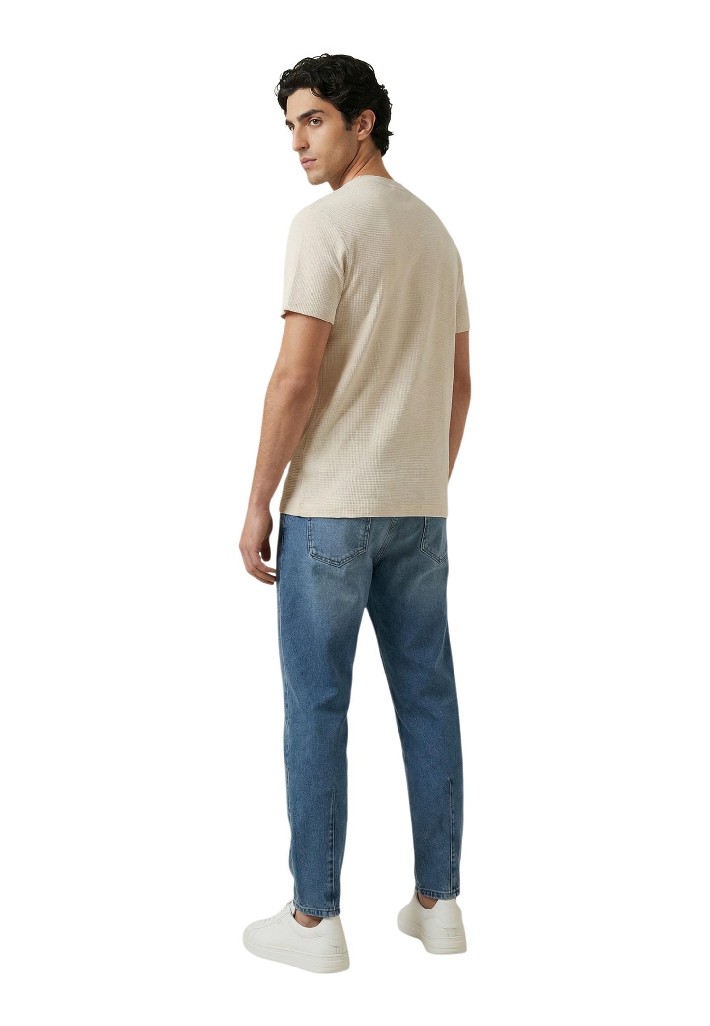 Calvin Klein Jeans T-Shirt Uomo Calvin Klein Jeans LV04RD008G beige  beige